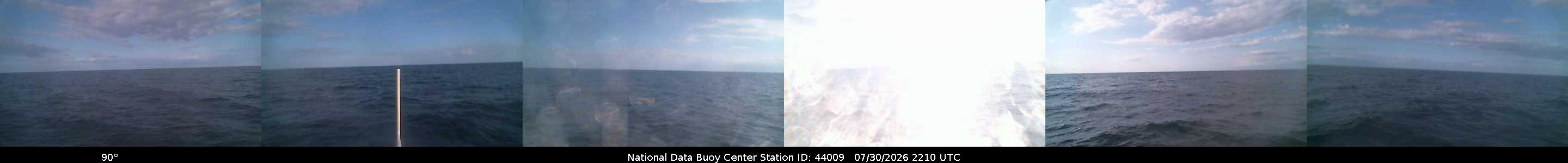 Historical buoy camera image for 44009 captured 2026-07-30 22:10:00 UTC