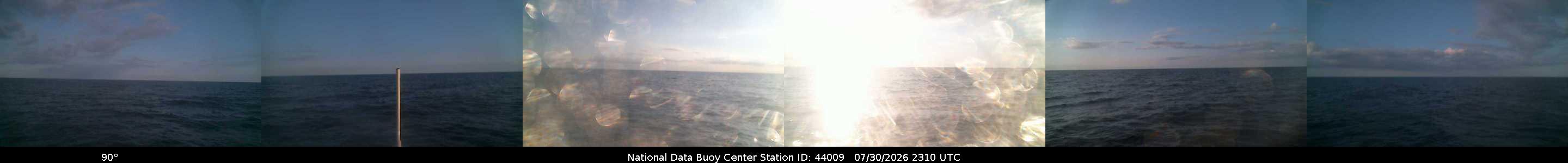 Historical buoy camera image for 44009 captured 2026-07-30 23:10:00 UTC