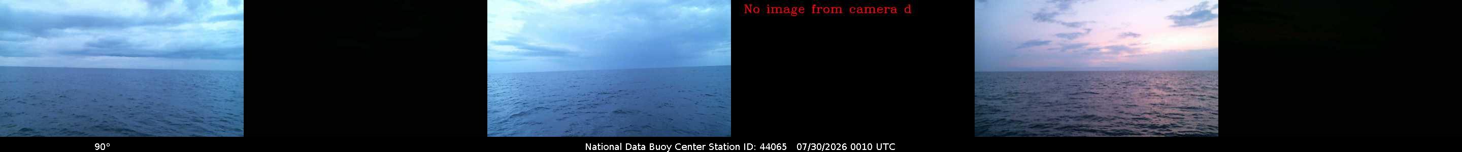Historical buoy camera image for 44065 captured 2026-07-30 00:10:00 UTC