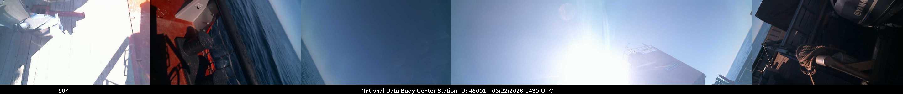 Historical buoy camera image for 45001 captured 2026-06-22 14:30:00 UTC