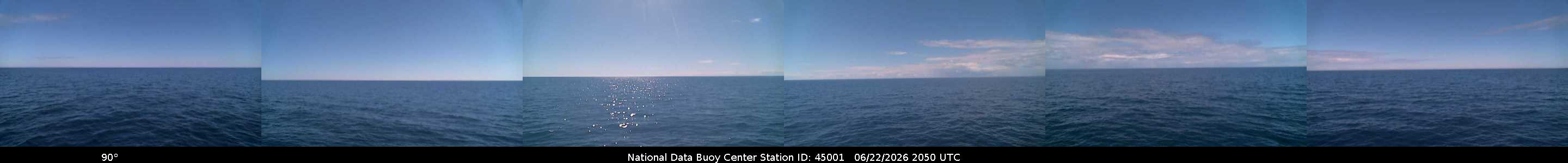 Historical buoy camera image for 45001 captured 2026-06-22 20:50:00 UTC