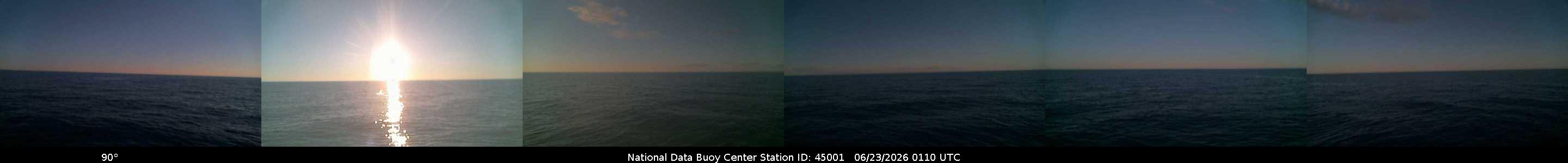 Historical buoy camera image for 45001 captured 2026-06-23 01:10:00 UTC