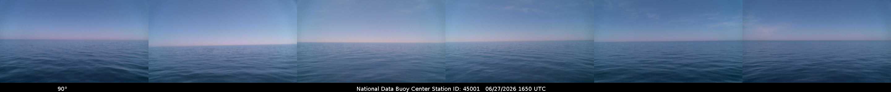 Historical buoy camera image for 45001 captured 2026-06-27 16:50:00 UTC