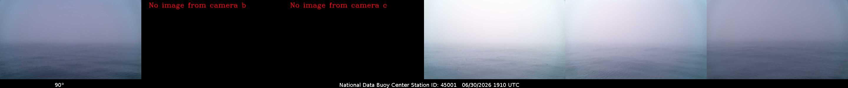 Historical buoy camera image for 45001 captured 2026-06-30 19:10:00 UTC