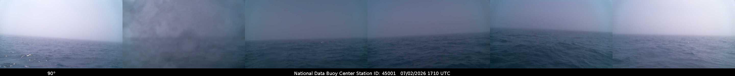 Historical buoy camera image for 45001 captured 2026-07-02 17:10:00 UTC