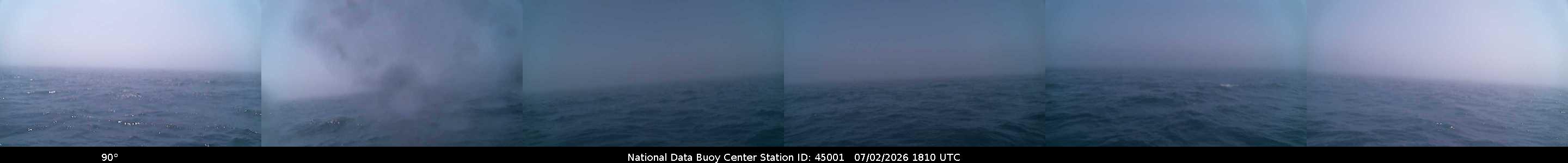 Historical buoy camera image for 45001 captured 2026-07-02 18:10:00 UTC