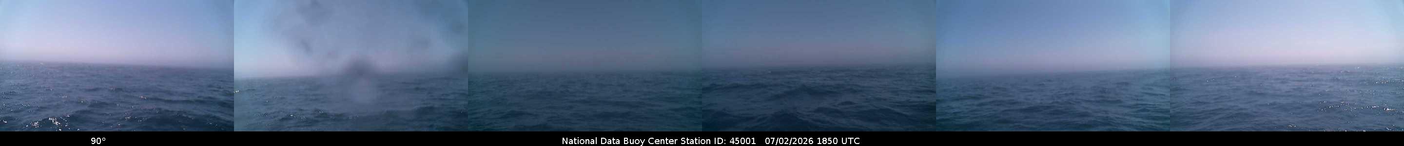 Historical buoy camera image for 45001 captured 2026-07-02 18:50:00 UTC