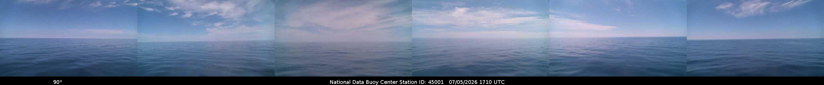Historical buoy camera image for 45001 captured 2026-07-05 17:10:00 UTC