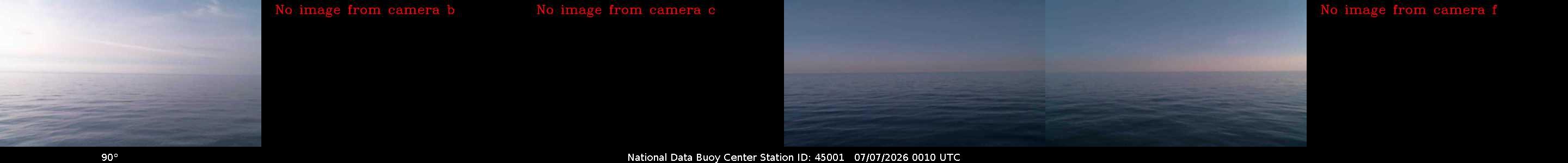 Historical buoy camera image for 45001 captured 2026-07-07 00:10:00 UTC