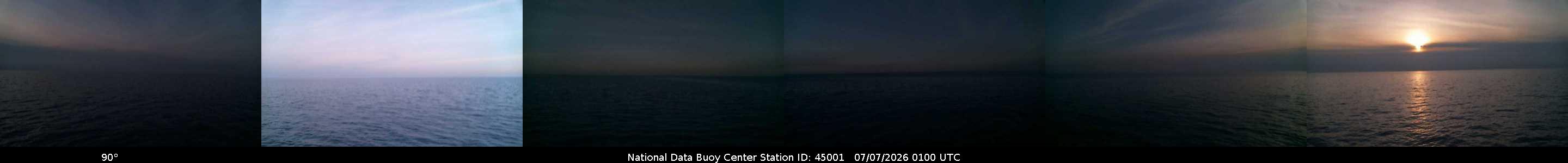 Historical buoy camera image for 45001 captured 2026-07-07 01:00:00 UTC