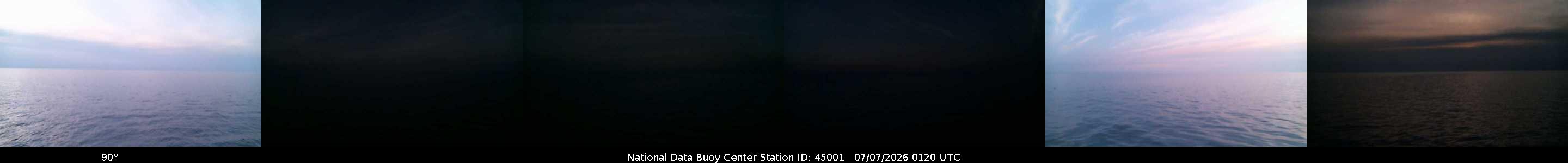 Historical buoy camera image for 45001 captured 2026-07-07 01:20:00 UTC