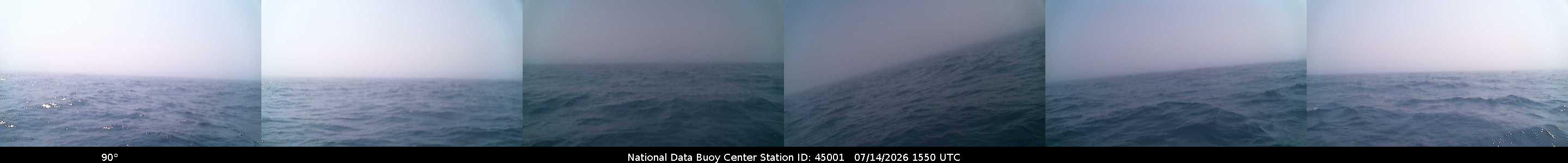 Historical buoy camera image for 45001 captured 2026-07-14 15:50:00 UTC