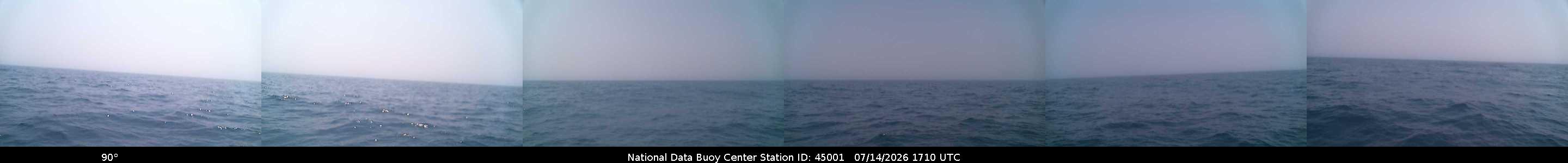 Historical buoy camera image for 45001 captured 2026-07-14 17:10:00 UTC