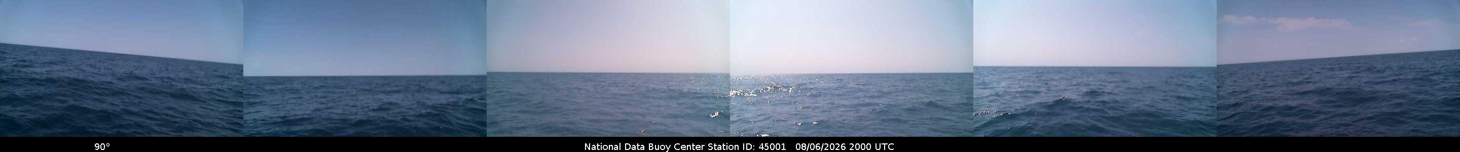 Historical buoy camera image for 45001 captured 2026-08-06 20:00:00 UTC