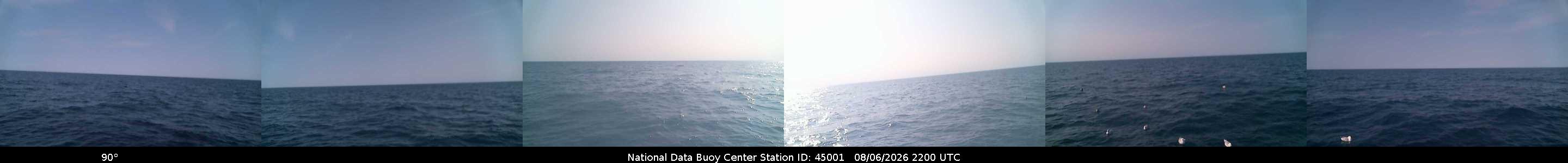 Historical buoy camera image for 45001 captured 2026-08-06 22:00:00 UTC