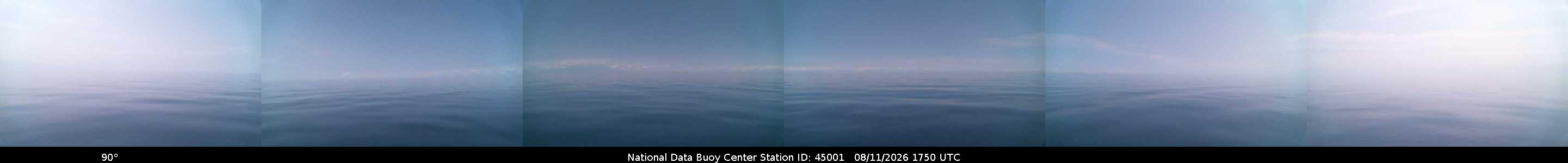 Historical buoy camera image for 45001 captured 2026-08-11 17:50:00 UTC
