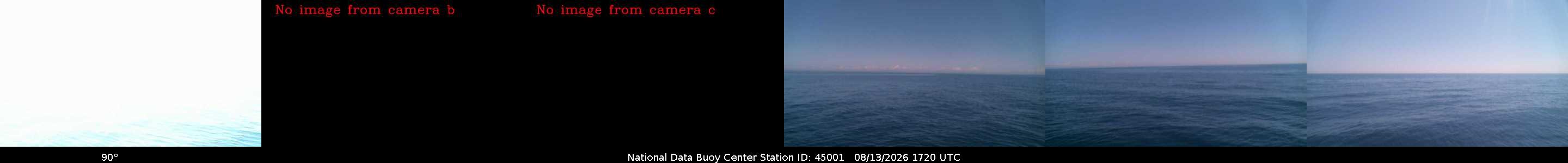 Historical buoy camera image for 45001 captured 2026-08-13 17:20:00 UTC