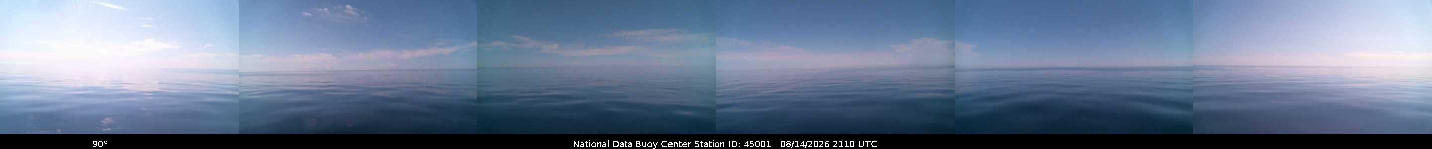 Historical buoy camera image for 45001 captured 2026-08-14 21:10:00 UTC