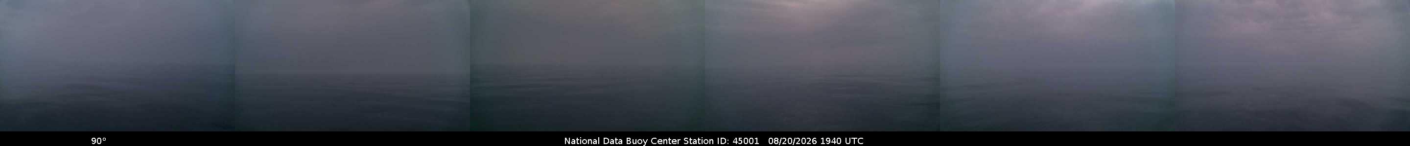 Historical buoy camera image for 45001 captured 2026-08-20 19:40:00 UTC