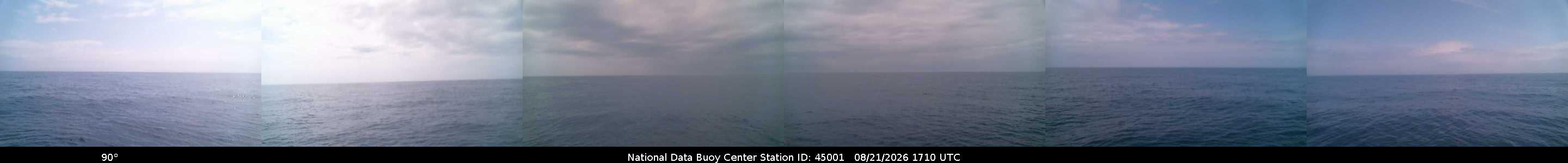 Historical buoy camera image for 45001 captured 2026-08-21 17:10:00 UTC