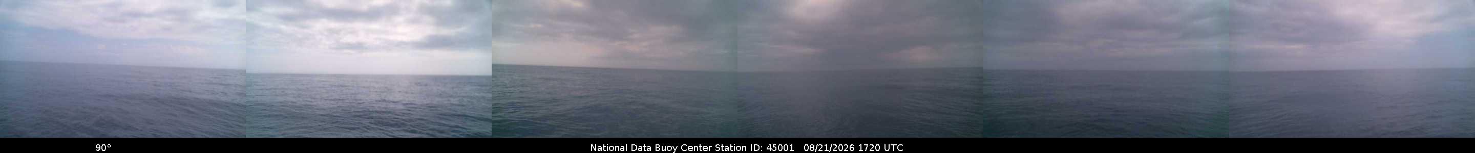 Historical buoy camera image for 45001 captured 2026-08-21 17:20:00 UTC
