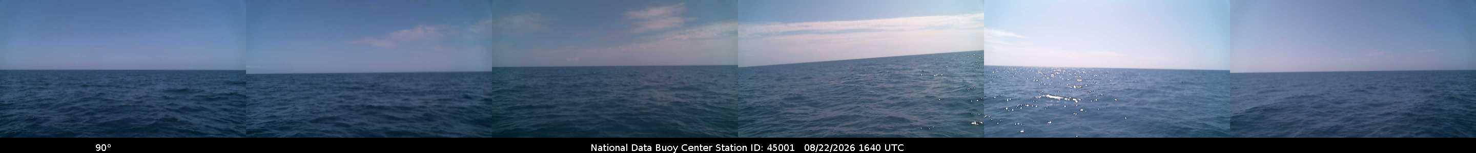 Historical buoy camera image for 45001 captured 2026-08-22 16:40:00 UTC