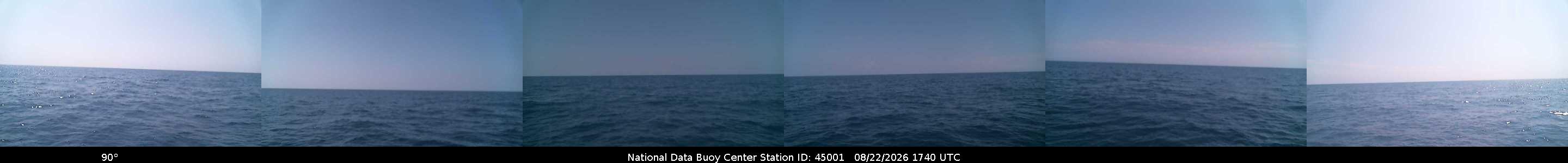 Historical buoy camera image for 45001 captured 2026-08-22 17:40:00 UTC