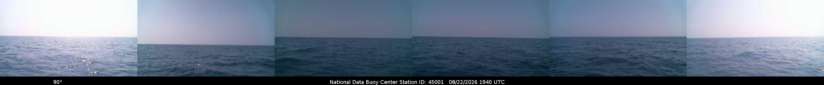 Historical buoy camera image for 45001 captured 2026-08-22 19:40:00 UTC