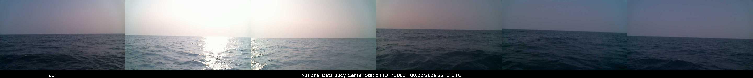 Historical buoy camera image for 45001 captured 2026-08-22 22:40:00 UTC