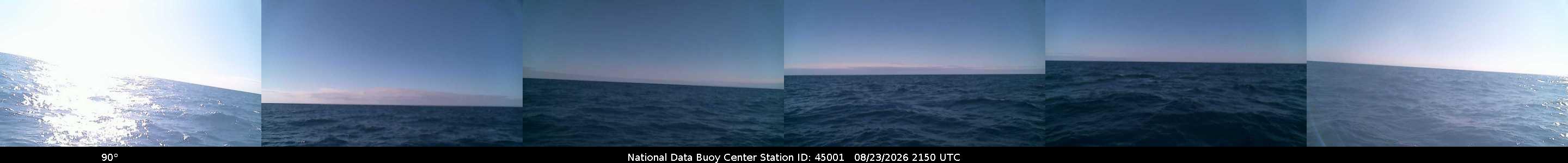 Historical buoy camera image for 45001 captured 2026-08-23 21:50:00 UTC