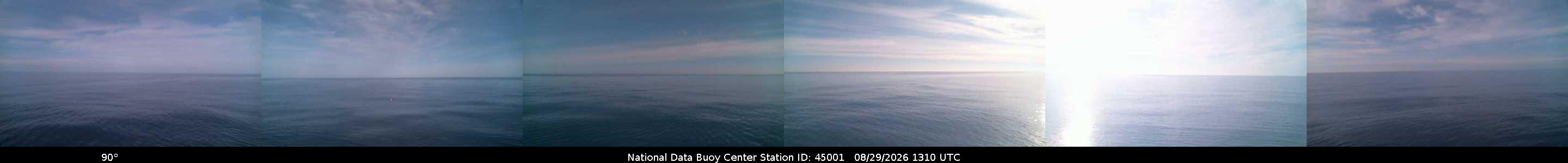 Historical buoy camera image for 45001 captured 2026-08-29 13:10:00 UTC