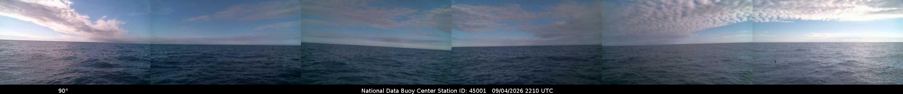 Historical buoy camera image for 45001 captured 2026-09-04 22:10:00 UTC