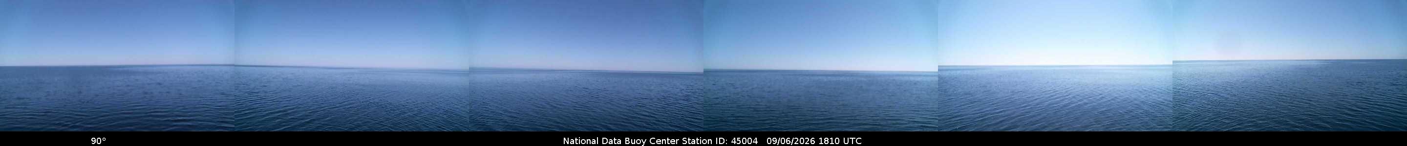 Historical buoy camera image for 45004 captured 2026-09-06 18:10:00 UTC