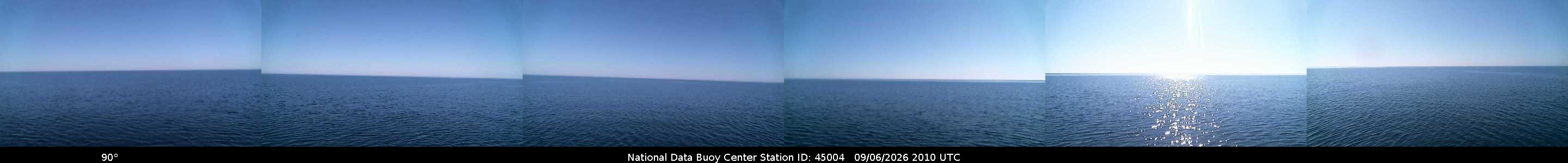 Historical buoy camera image for 45004 captured 2026-09-06 20:10:00 UTC