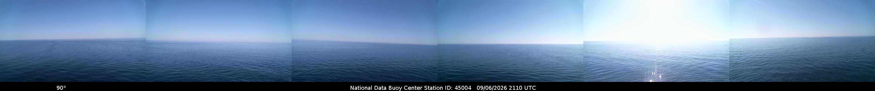 Historical buoy camera image for 45004 captured 2026-09-06 21:10:00 UTC