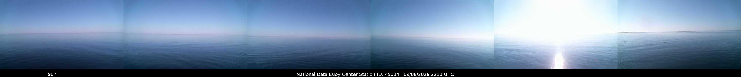 Historical buoy camera image for 45004 captured 2026-09-06 22:10:00 UTC