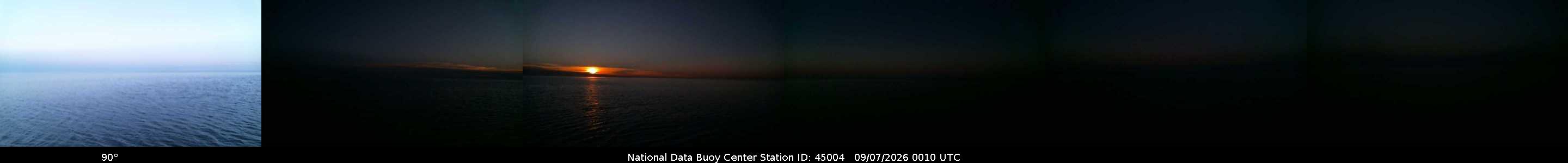 Historical buoy camera image for 45004 captured 2026-09-07 00:10:00 UTC