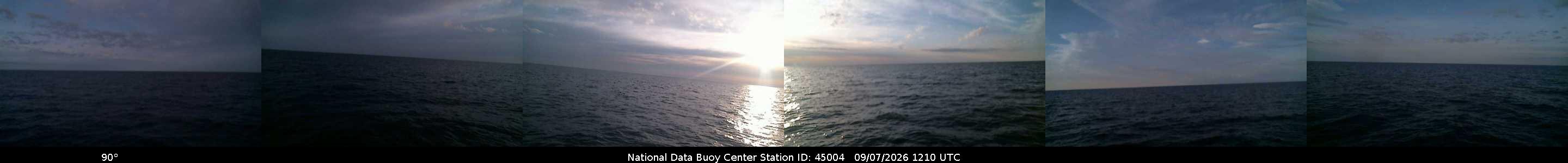 Historical buoy camera image for 45004 captured 2026-09-07 12:10:00 UTC