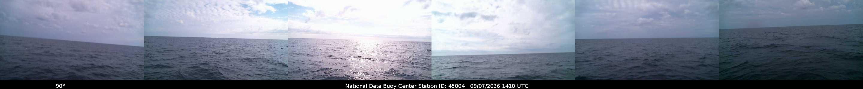 Historical buoy camera image for 45004 captured 2026-09-07 14:10:00 UTC