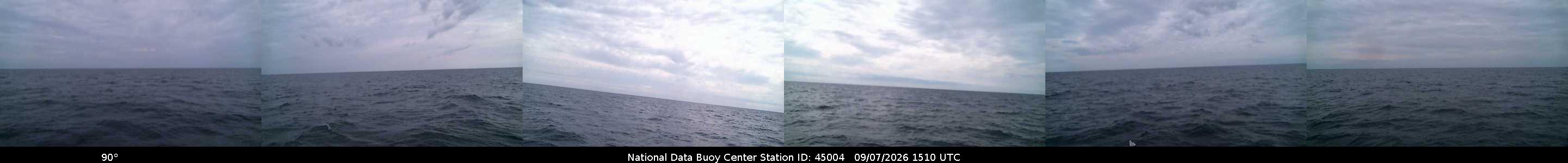Historical buoy camera image for 45004 captured 2026-09-07 15:10:00 UTC