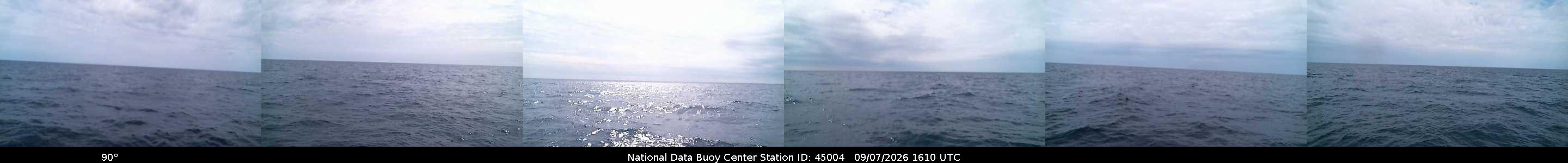 Historical buoy camera image for 45004 captured 2026-09-07 16:10:00 UTC