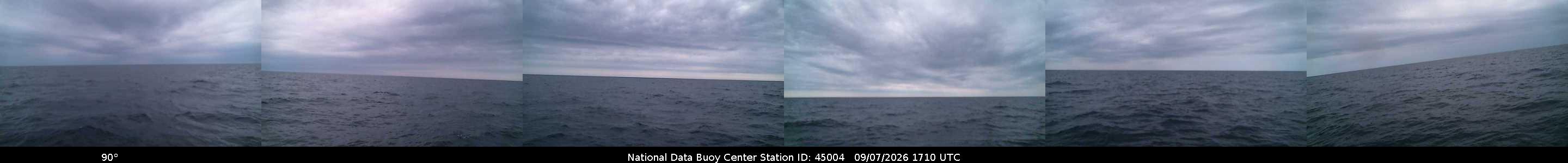 Historical buoy camera image for 45004 captured 2026-09-07 17:10:00 UTC