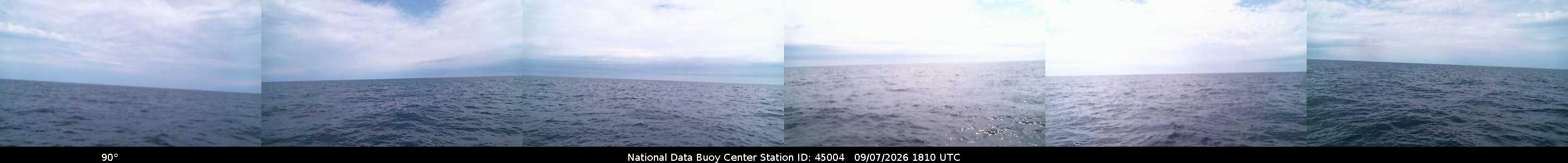Historical buoy camera image for 45004 captured 2026-09-07 18:10:00 UTC