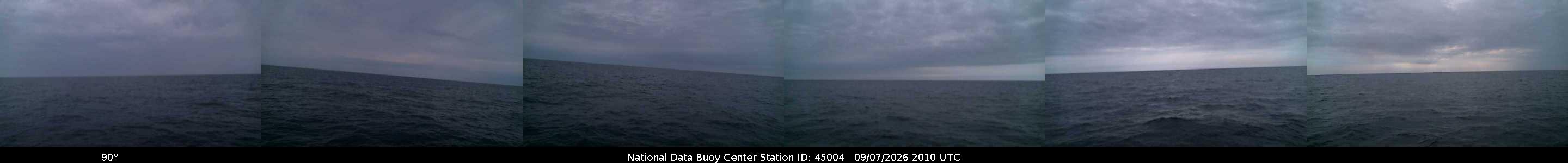 Historical buoy camera image for 45004 captured 2026-09-07 20:10:00 UTC