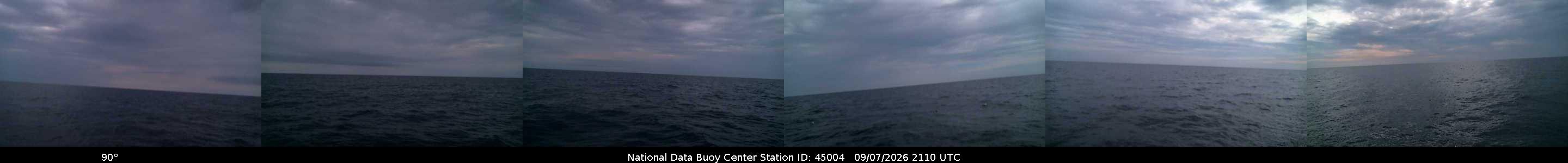 Historical buoy camera image for 45004 captured 2026-09-07 21:10:00 UTC