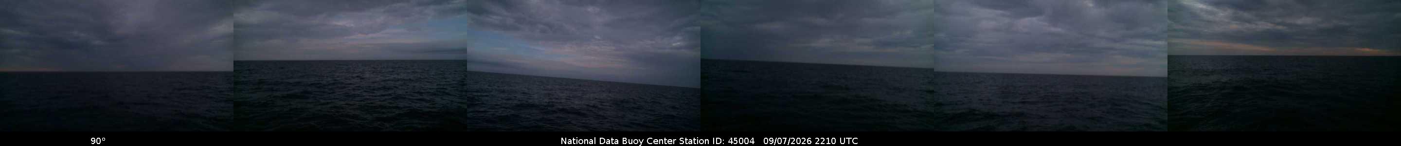 Historical buoy camera image for 45004 captured 2026-09-07 22:10:00 UTC