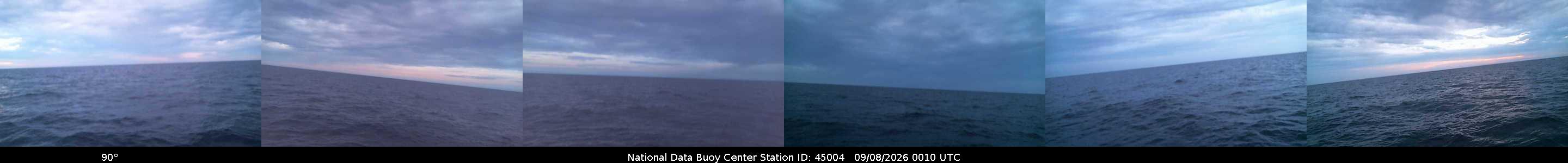 Historical buoy camera image for 45004 captured 2026-09-08 00:10:00 UTC
