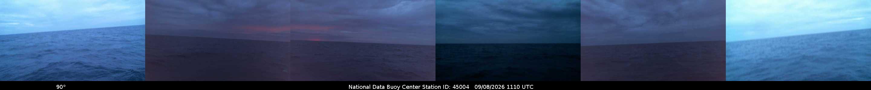 Historical buoy camera image for 45004 captured 2026-09-08 11:10:00 UTC
