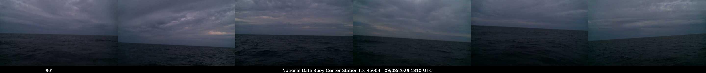 Historical buoy camera image for 45004 captured 2026-09-08 13:10:00 UTC