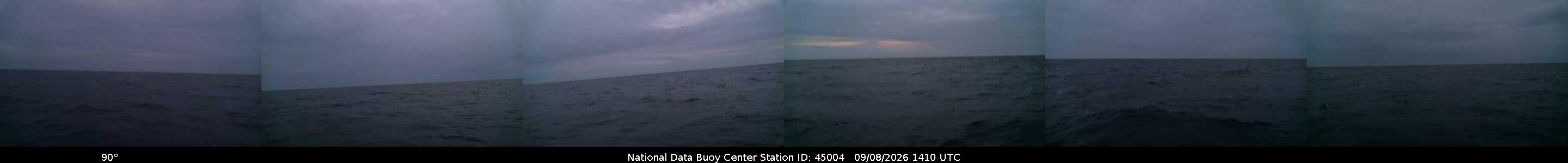 Historical buoy camera image for 45004 captured 2026-09-08 14:10:00 UTC